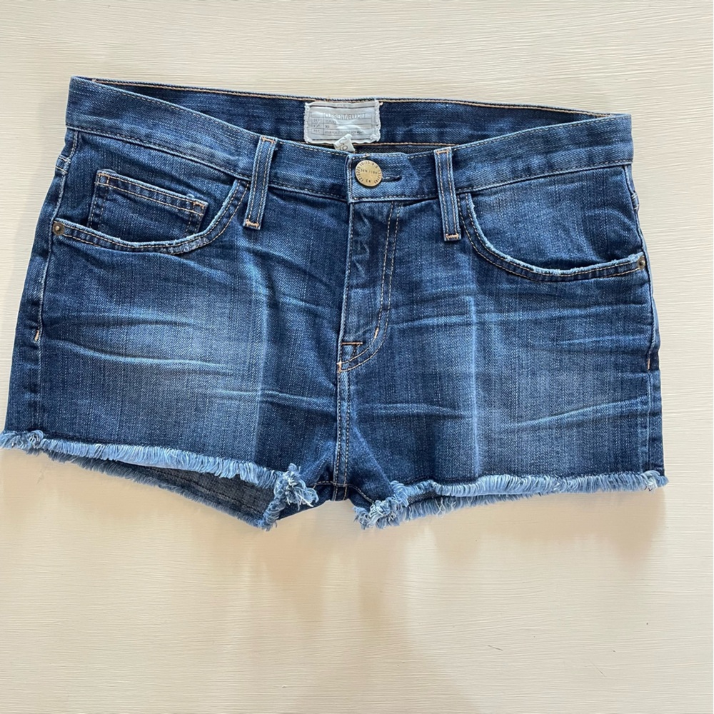 Current/Elliott Blue Denim Women‎ Shorts